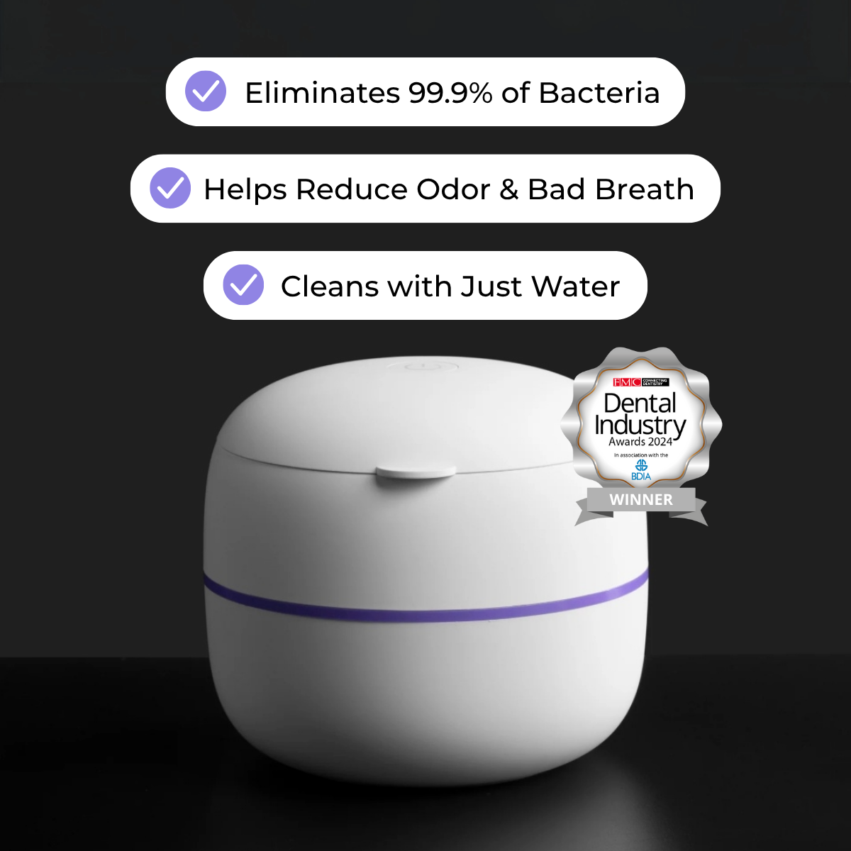 ZiloPod - #1 Dentist-Approved Ultrasonic & UVC Cleaner